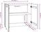 vidaXL - Dressoir - HAMAR - 85x35x80 - cm - massief - grenenhout - honingbruin