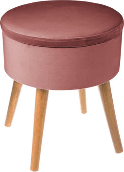 Kruk Tess - Roze - Velvet - H44cm