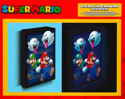 Pyramid International Super Mario Boo Blast Light - Canvas 40 x 30 cm - LED verlichting