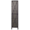 Beliani RIDANNA - Kamerscherm - Donkerbruin - Hout