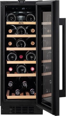 AEG AWUS020B5B - Inbouw wijnkoelkast - zwart - 20 flessen - 82 cm