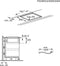 AEG CCE84543CB EcoLine 6000 serie Combohob- Inductie kookplaat met afzuiging - Bridge functie - 80 CM