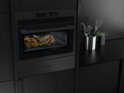 AEG KME768080T - Combi-oven - 43 liter - 1000 Watt magnetron - Mat zwart