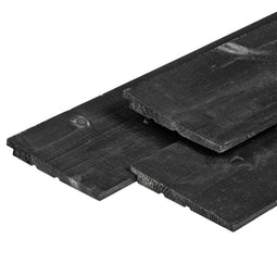 Tuindeco - Zweeds rabat Eco Noord-Europees vuren zwart gespoten 1,1/2,2x19,5x300 cm Tuindeco