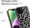 iMoshion Hoesje Geschikt voor iPhone 14 Hoesje Siliconen - iMoshion Design hoesje - Meerkleurig / Leopard Transparent