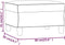 vidaXL - Voetenbank - 60x50x41 - cm - stof - bruin