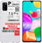 iMoshion Hoesje Geschikt voor Samsung Galaxy A41 Hoesje Siliconen - iMoshion Design hoesje - Transparant / Meerkleurig / Shipping label