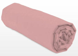 Hoeslaken - LOVELY HOME - LH71629 - 90 x 190 + 30 cm - Roze