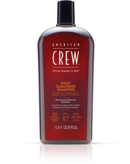 American Crew Daily Cleansing Shampoo | 1000 ml | Voor een schone haarbos vrij van product resten