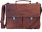 DSTRCT Wall Street A4 Laptoptas - 15,4 inch - 100% Echt Nappa Leer - Bruin