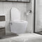 vidaXL - Hangend - toilet - randloos - met - bidetfunctie - keramiek - wit