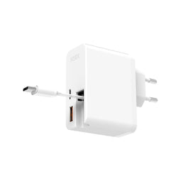 KSIX Oplader - 65 W - Quick Charge 3.0 - Wit