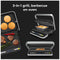 AENO EG1 - Luxe Tosti apparaat - Grill apparaat - Uitneembare platen ContactGrill - 3-in-1 -180 °C grill - RVS - 2000W