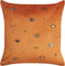 AEONIUM - Sierkussen set van 2 - Oranje - 45 x 45 cm - Fluweel