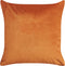 AEONIUM - Sierkussen set van 2 - Oranje - 45 x 45 cm - Fluweel