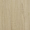 vidaXL - Kaptafel - met - kastje - 80x35x132 - cm - sonoma - eikenkleurig