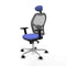 Piqueras y Crespo 2D086N1 - Bureaustoel - Verstelbare hoogte met hoofdsteun - Licht Blauw