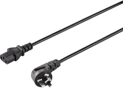 Conrad SY-5042712 - Kaltgeräte Aansluitkabel - 2.00 m - Zwart