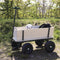 Sunny Billy Beach Wagon Bolderkar Groen - Blank hout - Bolderwagen met luchtbanden - 94x61x97cm
