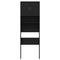 vidaXL - Wasmachinekast - 64x24x190 - cm - spaanplaat - zwart - eikenkleurig