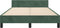 vidaXL - Bedframe - zonder - matras - 120x190 - cm - fluweel - donkergroen