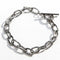 Laura Ferini Dames Armband Baciare - Schakelarmband - 18K Wit Verguld - Zilver