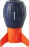 Aerobie - Super Sonic Fin Catch-rugbyspeeltje - Aerodynamische Russell Wilson-rugbybal met zachte constructie buitenspellen - Blauw en oranje