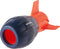 Aerobie - Super Sonic Fin Catch-rugbyspeeltje - Aerodynamische Russell Wilson-rugbybal met zachte constructie buitenspellen - Blauw en oranje