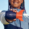 Aerobie - Super Sonic Fin Catch-rugbyspeeltje - Aerodynamische Russell Wilson-rugbybal met zachte constructie buitenspellen - Blauw en oranje