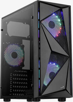 Aerocool Glider Cosmo-A-BK-v2 Midi Tower Zwart