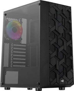 Aerocool Hive-G-BK-v3 Midi Tower Zwart