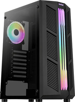 Aerocool Prime-G-BK-v2 Midi Tower Zwart