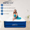 AeroRest Cloud Top luchtbed 1-persoons | 210 cm lengte | Afritsbaar topmatras | Met ingebouwde pomp | Inclusief draagtas |