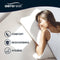AeroRest hoeslaken luchtbed | Twijfelaar hoeslaken voor luchtbed | Jersey | 100% katoen | Wit | 137 x 203-210 cm