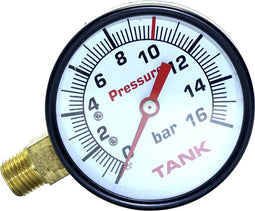 Aerotec Manometer 9052070 Schroefdraad (buiten) 1/4 1 stuk(s)
