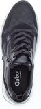 Gabor 96.446 - Lage sneakers - Leer - Zwart - Maat 38.5