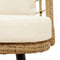 vidaXL - Tuinstoel - PE-rattan - naturel
