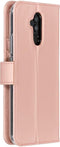Accezz Hoesje Geschikt voor Huawei Mate 20 Lite Hoesje Met Pasjeshouder - Accezz Wallet Softcase Bookcase - Roze