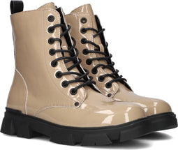 Bullboxer AAF504F6S - Veterboots - Lakleer - Taupe - Maat 36