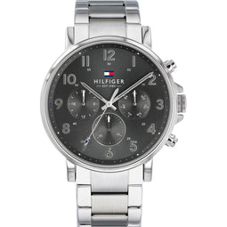 Tommy Hilfiger TH1710382 - Heren Horloge - Multifunctie Ø 44 mm - Zilverkleurig