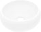 vidaXL - Wastafel - rond - 40x15 - cm - keramiek - matwit