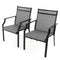 Coast Tuinstoelen - Set van 2 - Ergonomisch - Zwart (2 stuks)