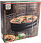 Merkloos Pizzaplaat - Bakset met 3 Bakplaten ø 29 cm - Voor 3 Pizza's tegelijk - Zwart (3 stuks)