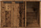 vidaXL - Kattenbakkast - 60x40x40 - cm - bewerkt - hout - oud - houtkleurig