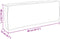 vidaXL - Palletkussen - voor - Rugsteun - Bordeauxrood - 120x40x12 - cm - Oxford - Stof