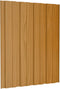 vidaXL - Dakpanelen - 12 - st - 60x45 - cm - gegalvaniseerd - staal - lichthoutkleurig