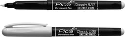 Pica 532/52 - Permanent Pen - Water- en weersbestendig - Wit