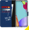 Accezz Wallet Softcase - Geschikt voor Samsung Galaxy A52 (5G) / A52s / A52 (4G) - 3 Pashouders - Donkerblauw