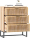 vidaXL - Dressoir - 60x30x75 - cm - bewerkt - hout
