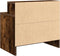 vidaXL - Nachtkastjes - 2 - st - met - lade - 51x31x47 - cm - gerookt - eikenkleurig
